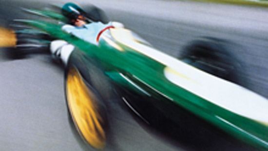 Horst H. Baumann: «Jim Clark, Grosser Preis von England, 1963» Bild: © Museum Tinguely