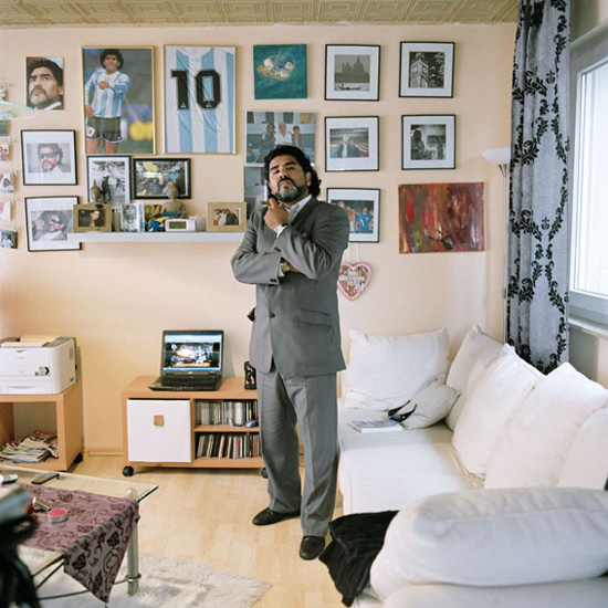 © Who is Who? by Niklaus Spoerri Zurich: Abi Atici alias Diego Maradona
