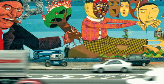 Kunst als politischer Widerstand: Szenenbild aus «Cidade Cinza». Bild: © Sala 12 Filmes