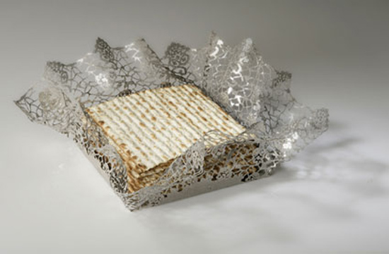 Talila Abraham (Israeli *1965) «Dantela», 2004, stainless steel: etching. Courtesy of the artist, Kfar Truman, Israel